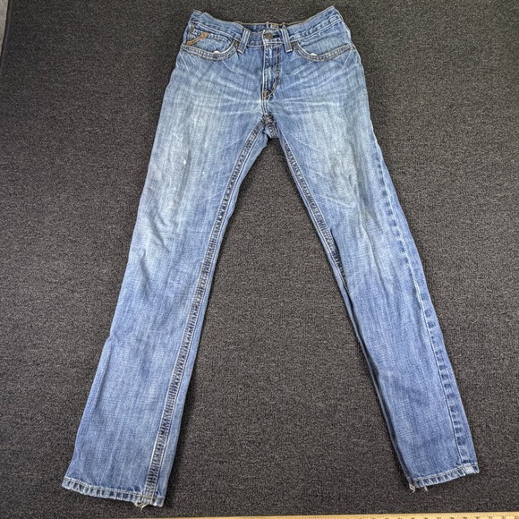 Ariat Other - Ariat Jeans Mens 31x36 Fits (30x33)  M4 Low Rise Boot Cut Blue Light Wash Denim